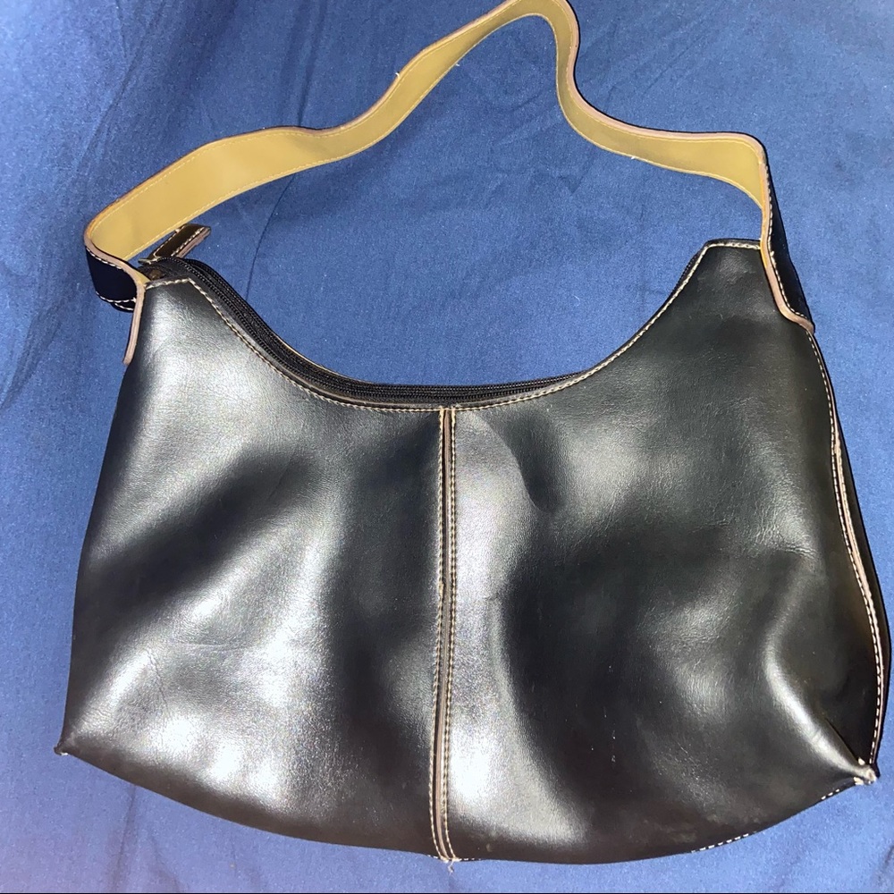 Black & Tan Shoulder Purse